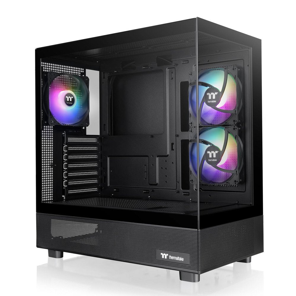 Thermaltake View 270 Plus TG ARGB | Mid Tower Case | Zwart (CA-1Y7-00M1WN-01) - Matmuis